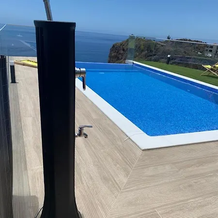 شقة Madeira Sea Sunshine With Heated Pool