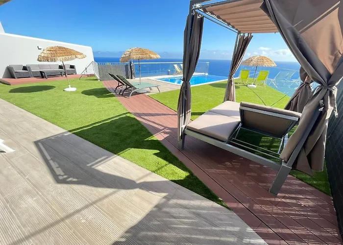 アパート Madeira Sea Sunshine With Heated Pool リベイラ・ブラーヴァ