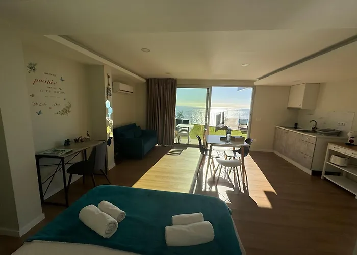 Madeira Sea Sunshine With Heated Pool アパート *